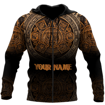 Aztec Mexican Customize 3D All Over Printed Shirts For Men And Women