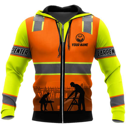 Personalized Carpenter 3D All Over Printed Unisex Shirts For Men And Women