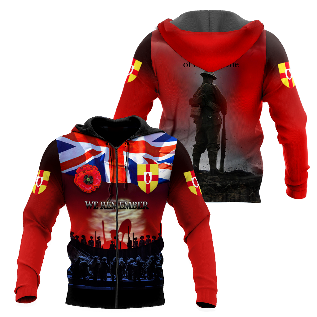 Remembrance Day Lest We Forget 3D All Over Printed Unisex Shirts