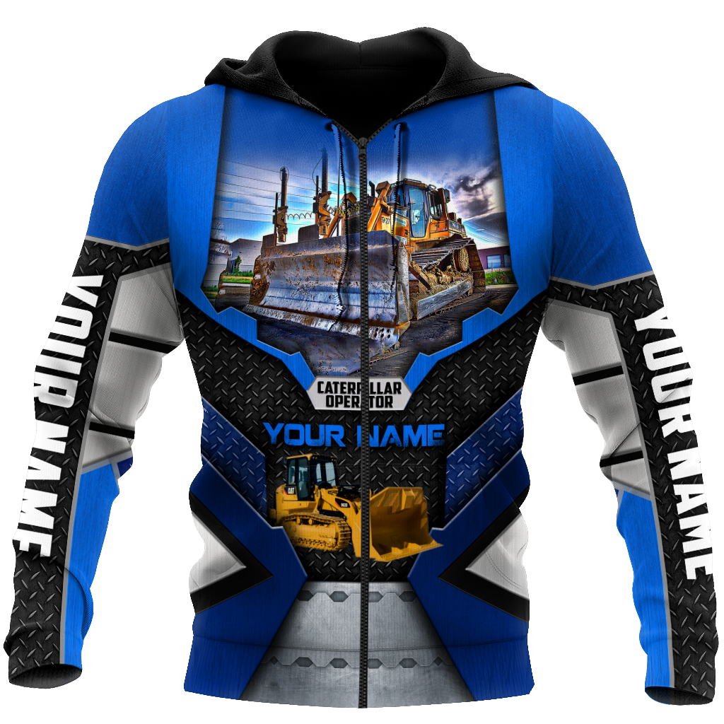 Premium Personalized 3D Printed Excavator Operator Shirts MEI