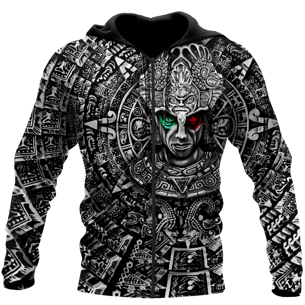 Aztec Warrior Mexican 3D All Over Printed Unisex Shirts