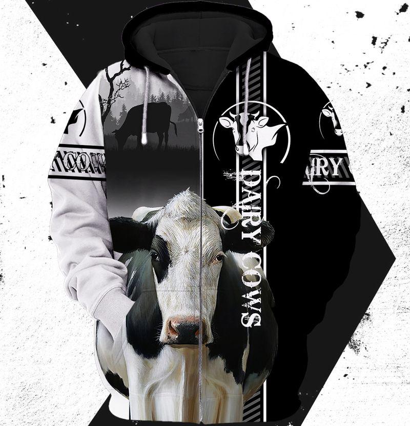 Premium Farmer Cow 3D All Over Printed Unisex Shirts
