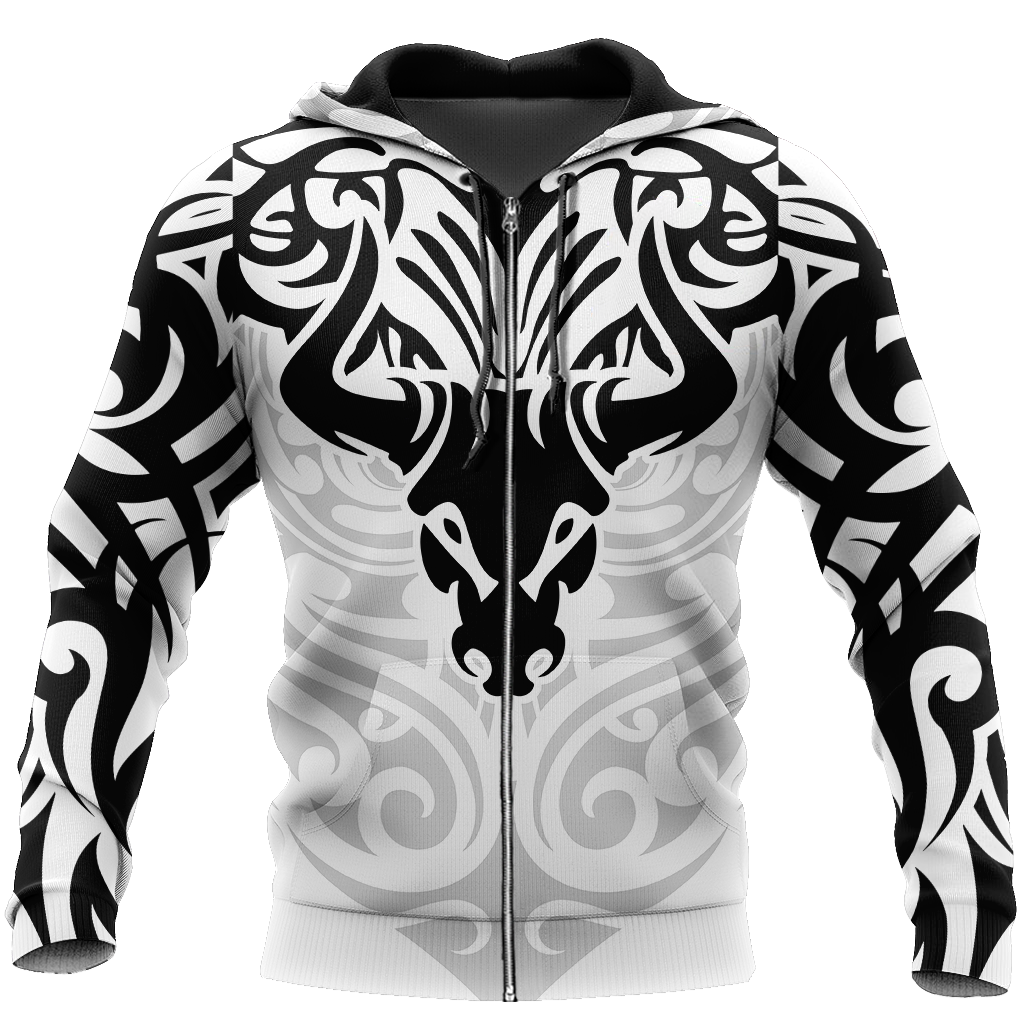 Tattoo Style Bull 3D All Over Printed Unisex Shirts