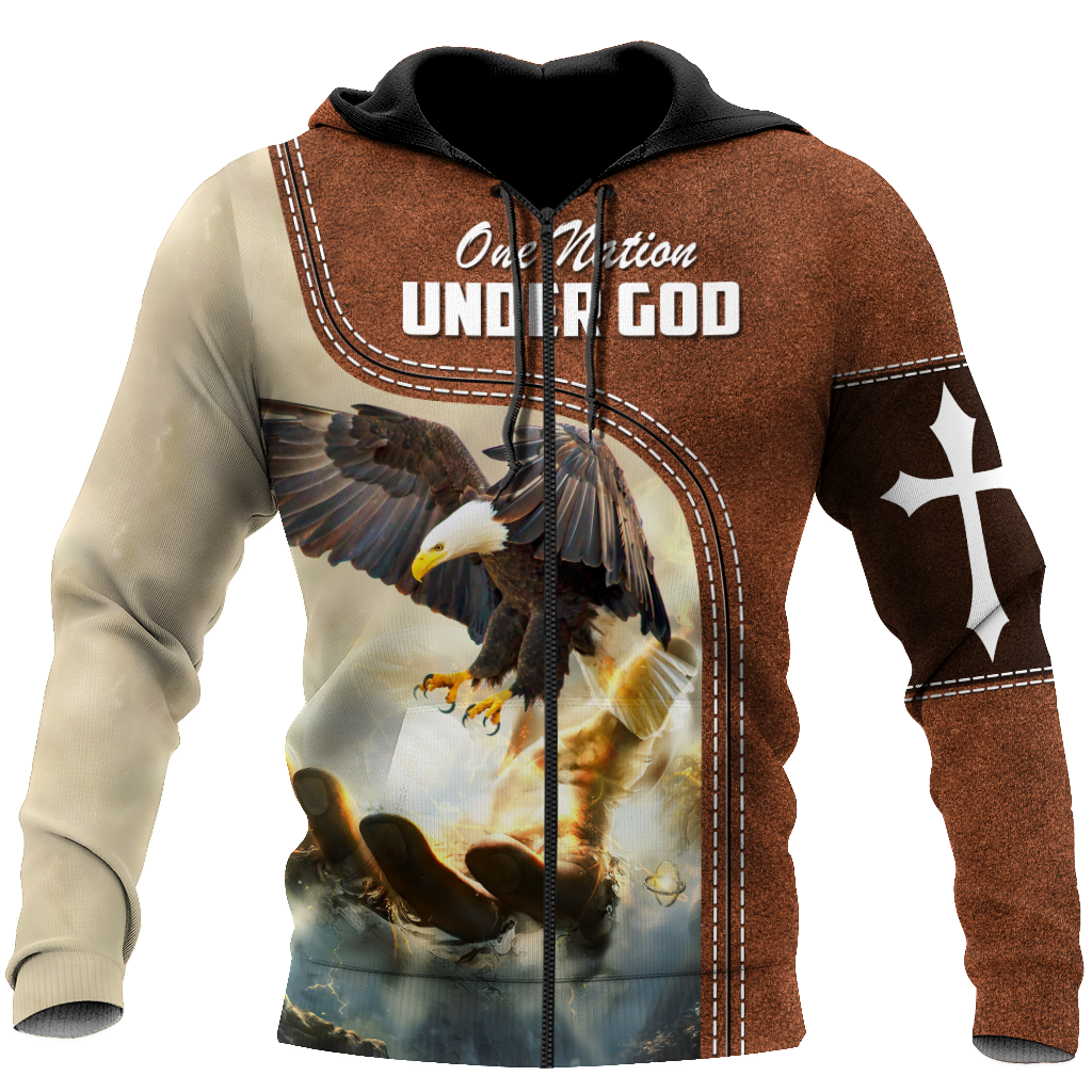 One Nation Under God 3D All Over Printed Shirts