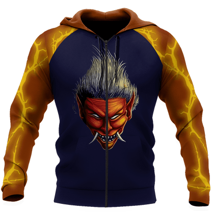 Japan Mythology Raijin 3D All Over Printed Unisex Shirts