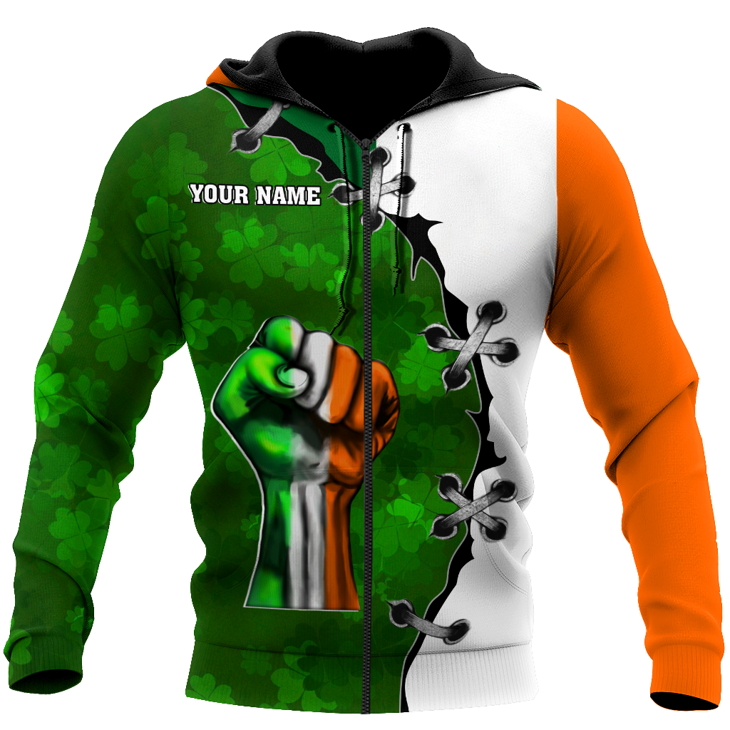 3D All Over Printed Irish Pride- St Patrick Day Unisex Shirts Custom Name XT MH17022103