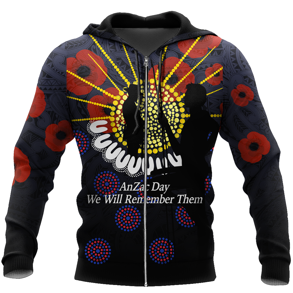 Premium New Zealand Maori And Australia Aboriginal Anzac Day 3D Printed Unisex Shirts TN DD29032101