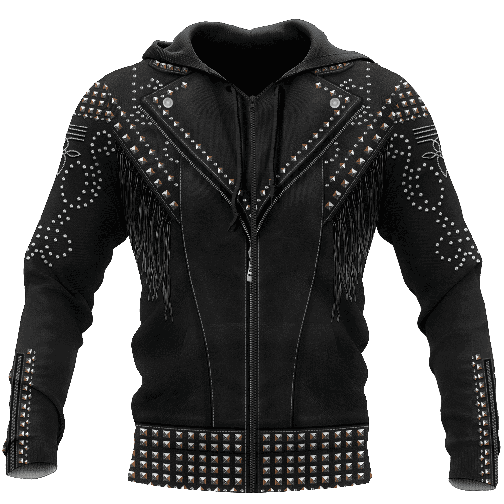Native Cowboy Jacket No22 Cosplay 3D Over Printed Unisex Deluxe Hoodie ML
