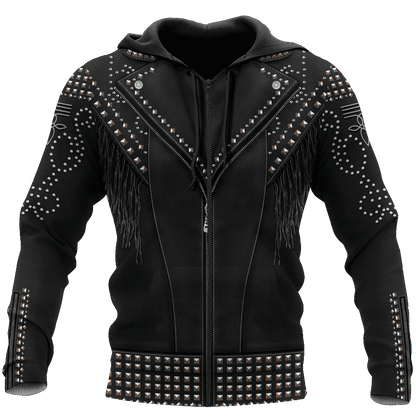 Native Cowboy Jacket No22 Cosplay 3D Over Printed Unisex Deluxe Hoodie ML