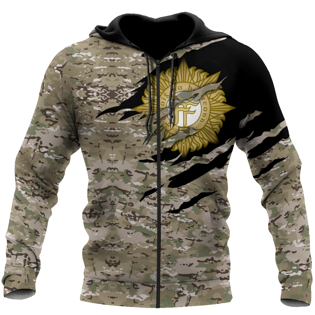 Irish Army 3D Hoodie Shirt For Men And Women