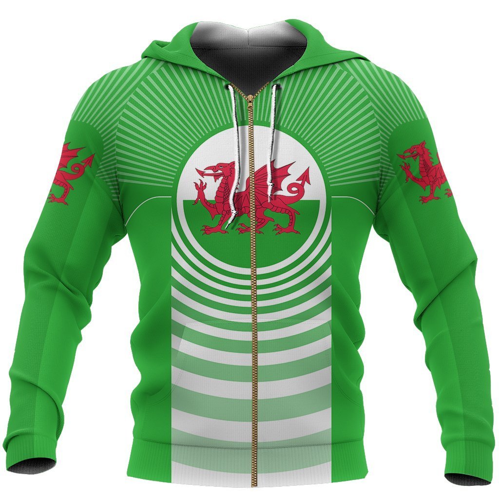 Wales In Me Hoodie - Calling Style NVD1055-Apparel-Dung Van-Zipped Hoodie-S-Vibe Cosy™