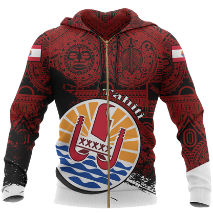 Tahiti Special Hoodie NVD1220-Apparel-Dung Van-Zipped Hoodie-S-Vibe Cosy™