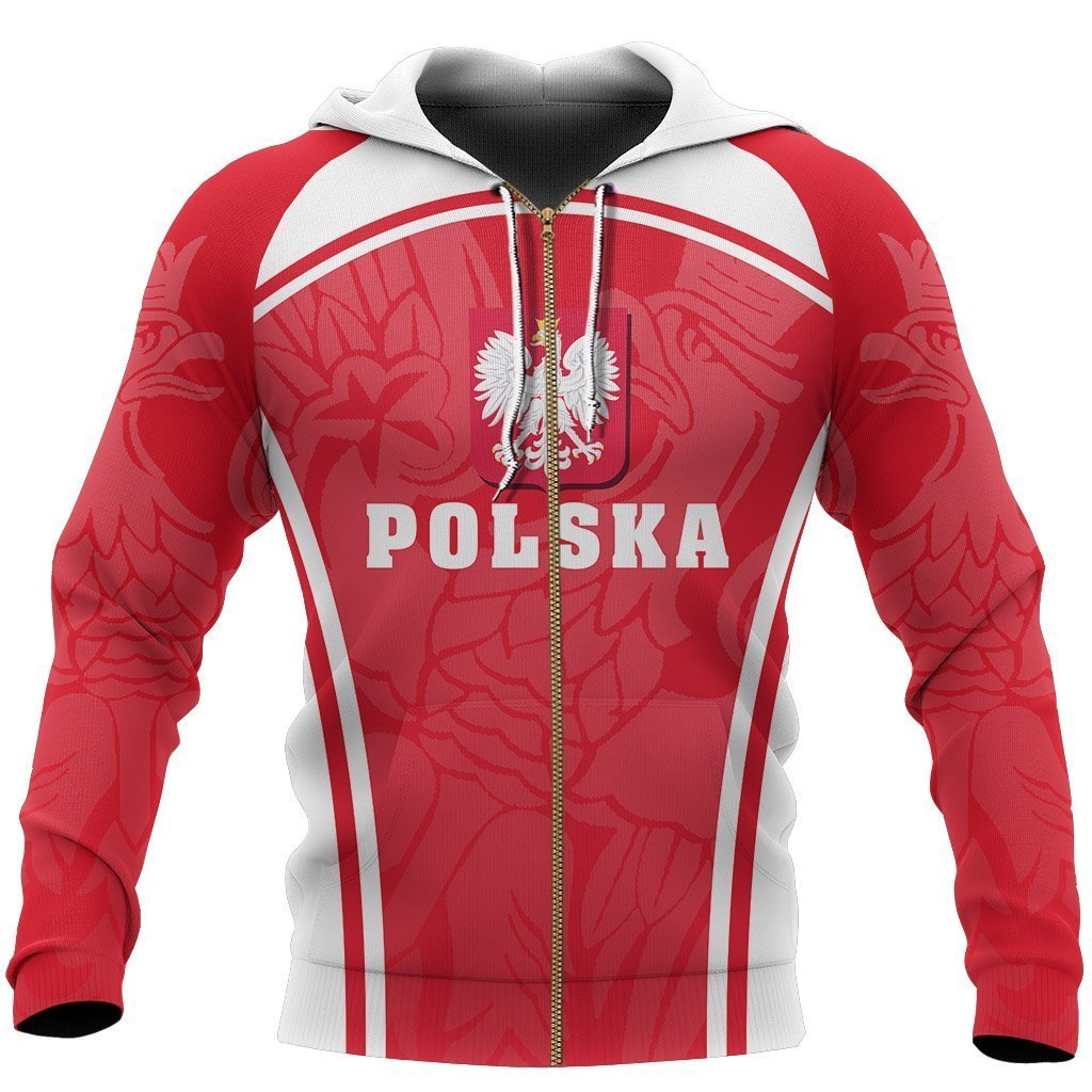 Poland Hoodie NVD1231 !-Apparel-Dung Van-Zipped Hoodie-S-Vibe Cosy™