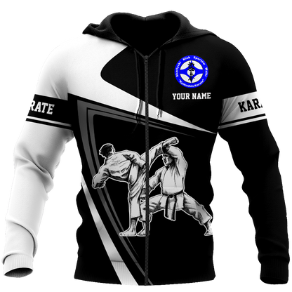 Customize Name Karate 3D Hoodie For Men And Women MH16042102
