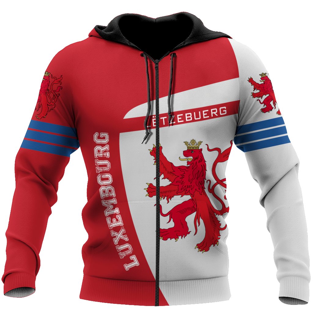 Luxembourg 3D All Over Printed Shirts For Men And Women