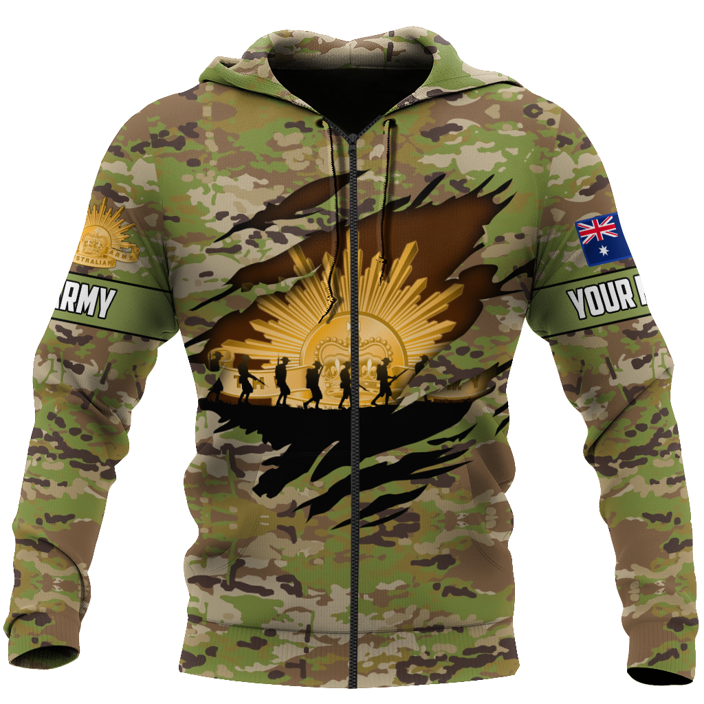 Premium Personalized Anzac Day Australian Army 3D All Over Printed Unisex Shirts TN
