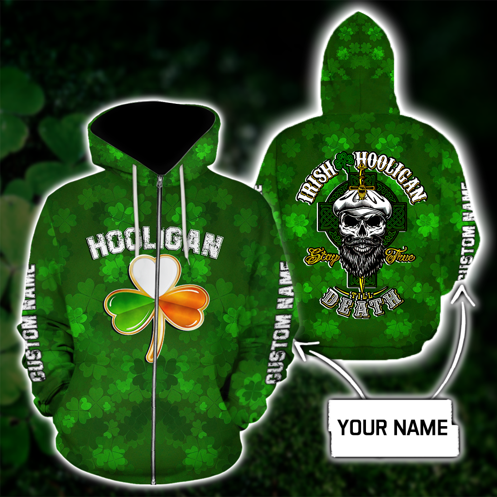 3D All Over Printed Irish St Patrick Day Unisex Shirts Custom Name XT MH17022102