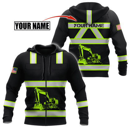 Custom Name XT Excavator 3D Printed Shirts