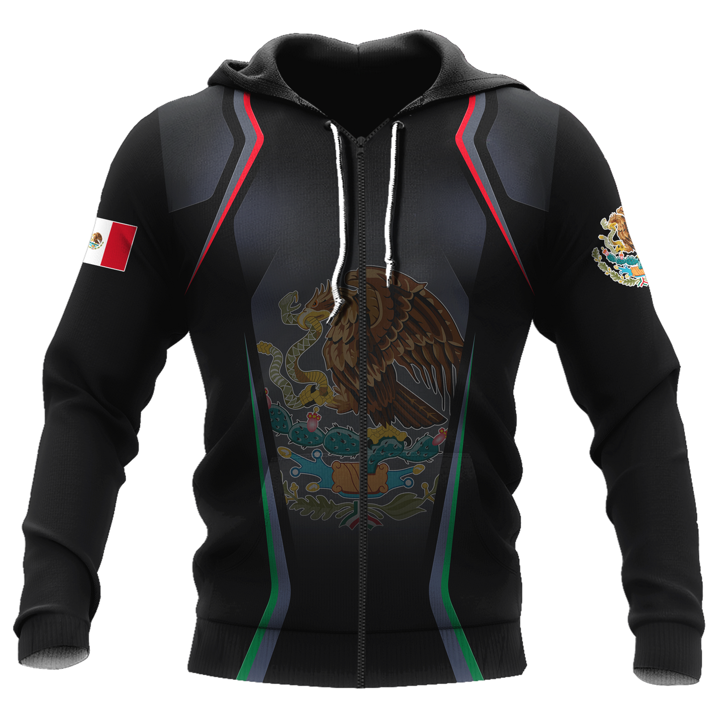 Persionalized Mexico 3D All Over Printed Hoodie
