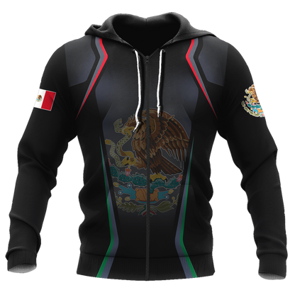 Persionalized Mexico 3D All Over Printed Hoodie