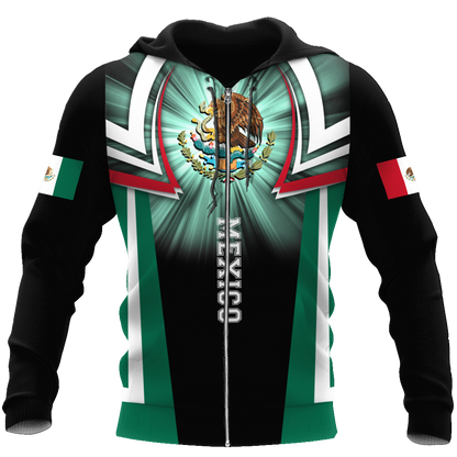 Mexico 3D All Over Printed Unisex Hoodie