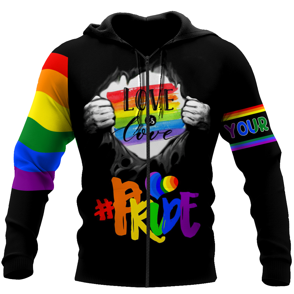 Customize Name LGBT Pride Hoodie For Men And Women SN07052101