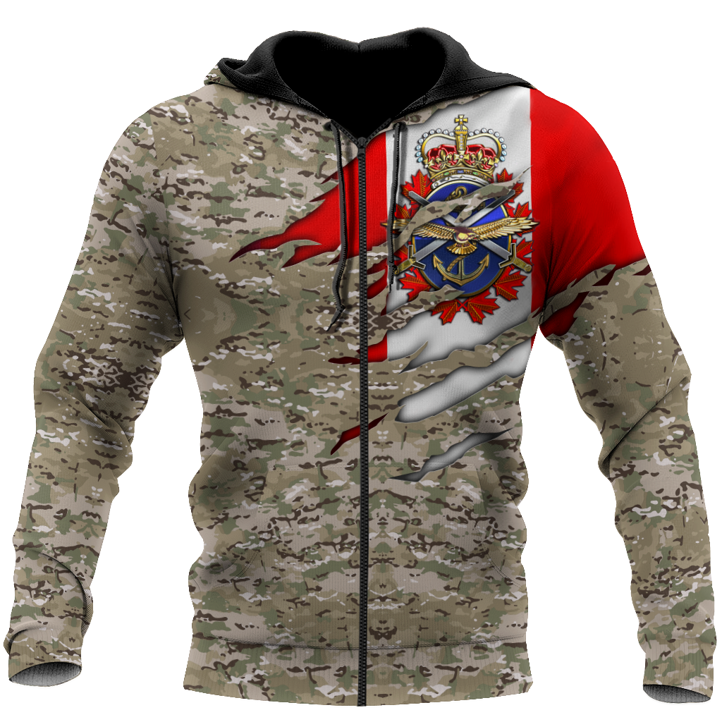 Canadian Veteran 3D All Over Printed Shirts PD06032102