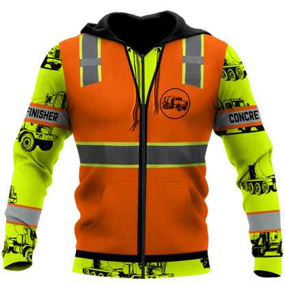 Concrete Finisher Dad Safety 3D printed shirts