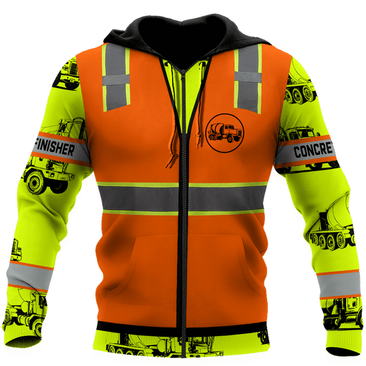 Concrete Finisher Dad Safety 3D printed shirts