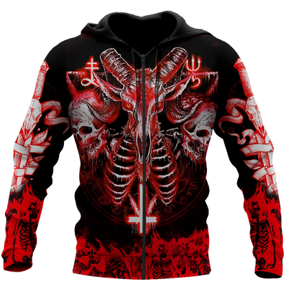 Skull Satanic Hoodie For Men And Women MH12012102