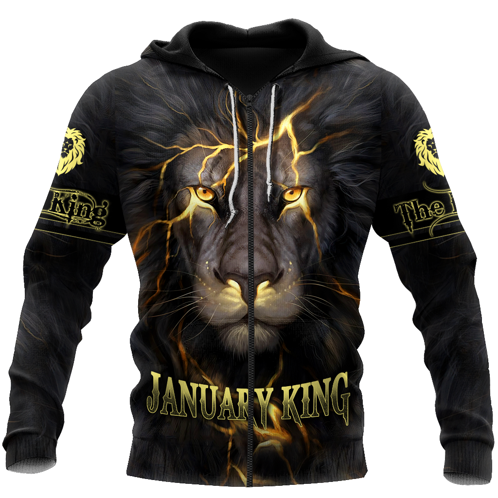 January Lion 3D All Over Printed Unisex Shirts Pi21012113