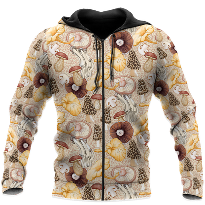 Edible mushroom Pattern 3d print shirts