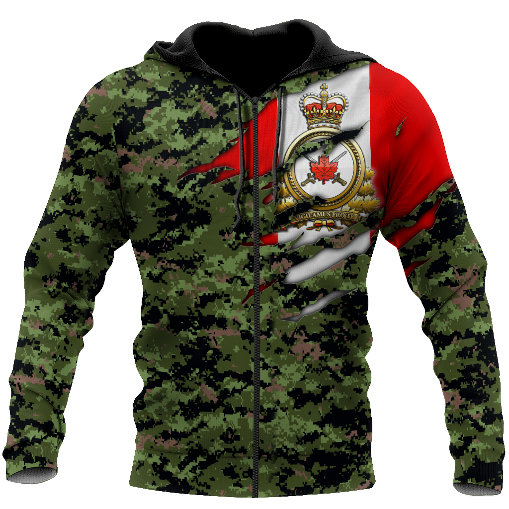 Canadian Army Pullover 3D All Over Printed Shirts PD11032103