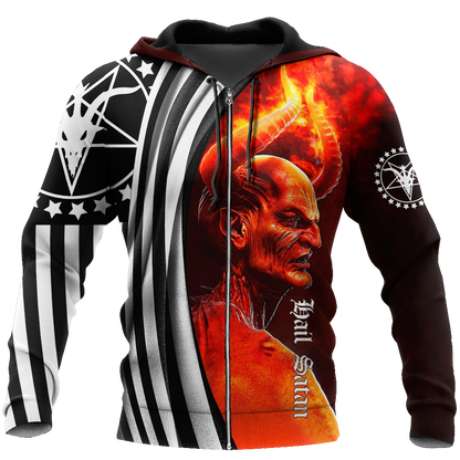 3D All Over Printed Satanic Evil Unisex Shirts