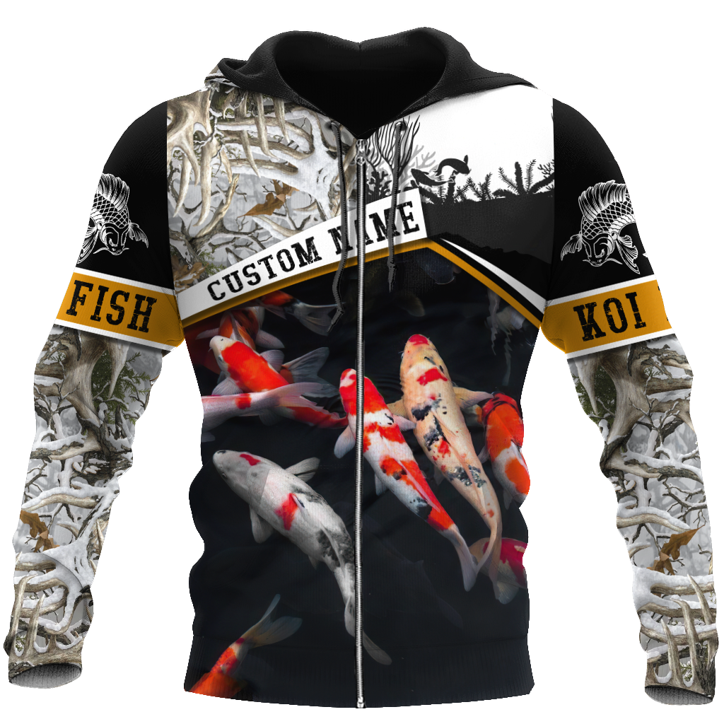 Personalized Name XT Beautiful Koi 3D All Over Printed Shirts VP01032104