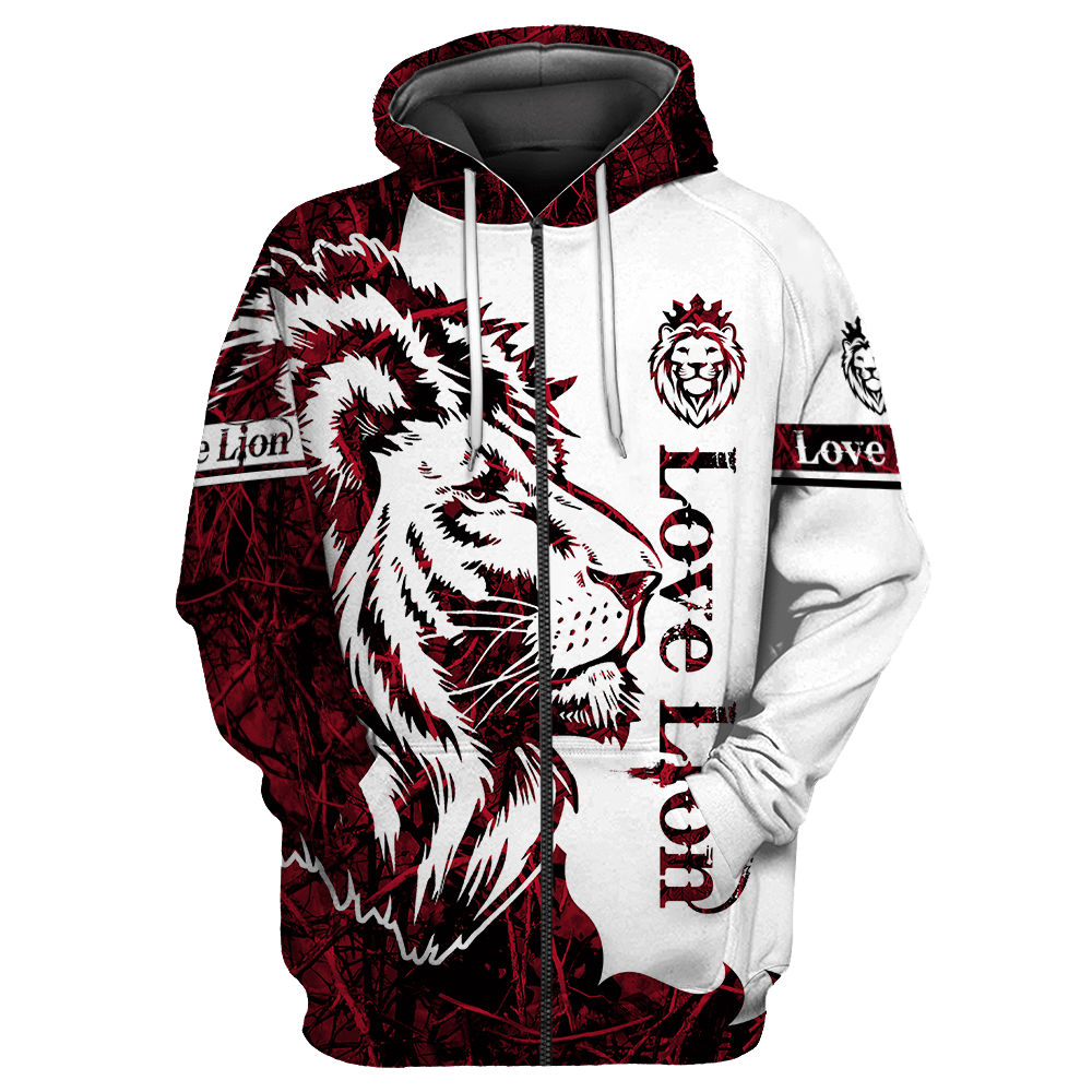 Love Lion 3D All Over Printed Unisex Shirts
