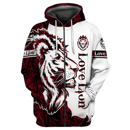 Love Lion 3D All Over Printed Unisex Shirts