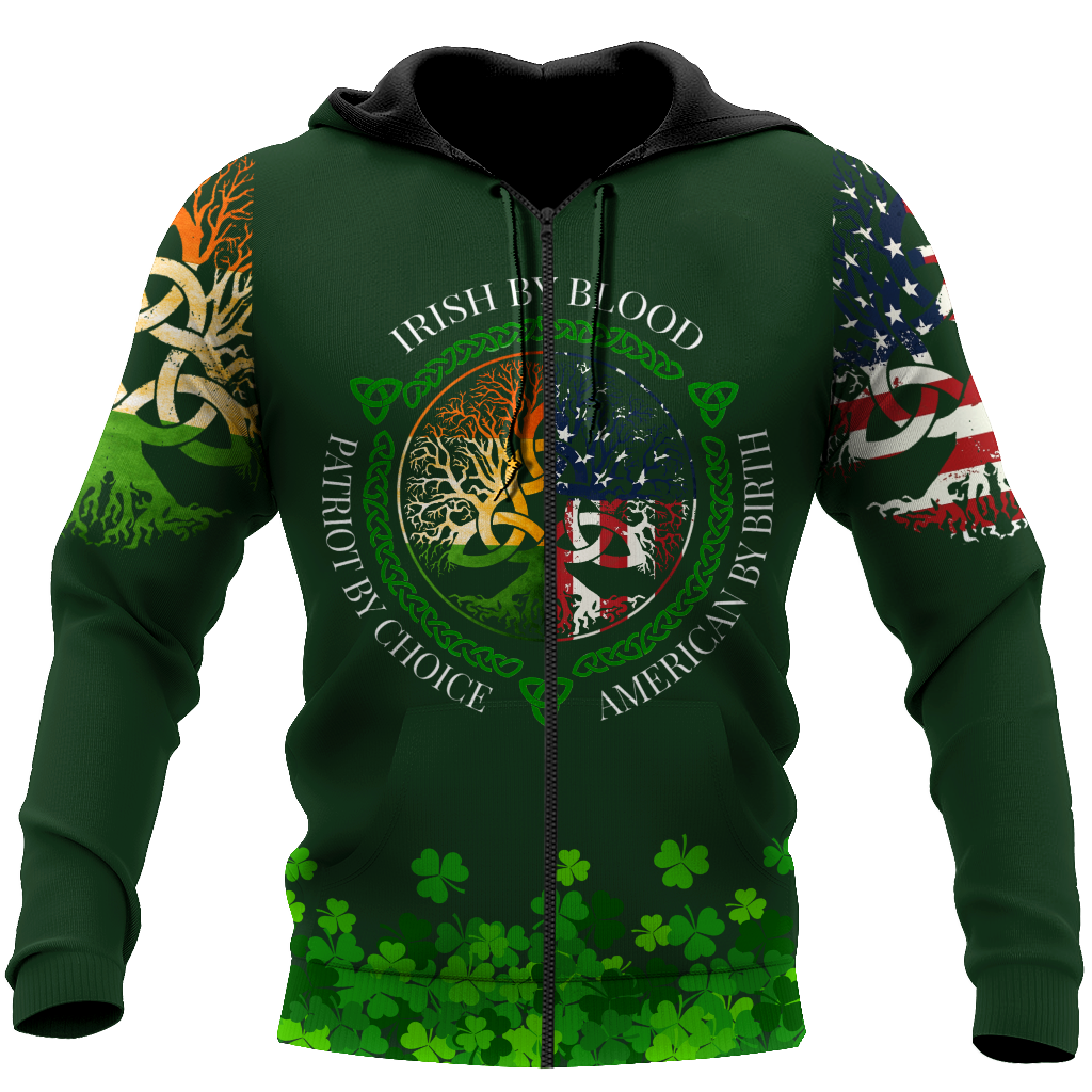 Customize Name Irish Blood Hoodie For Men And Women MH02022101