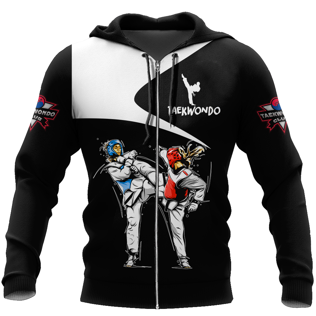 Customize Name Taekwondo Hoodie For Men And Women DD26032106