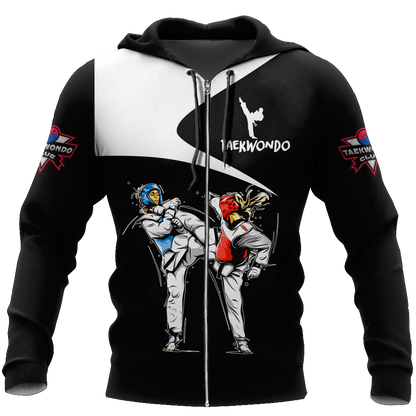 Customize Name Taekwondo Hoodie For Men And Women DD26032106