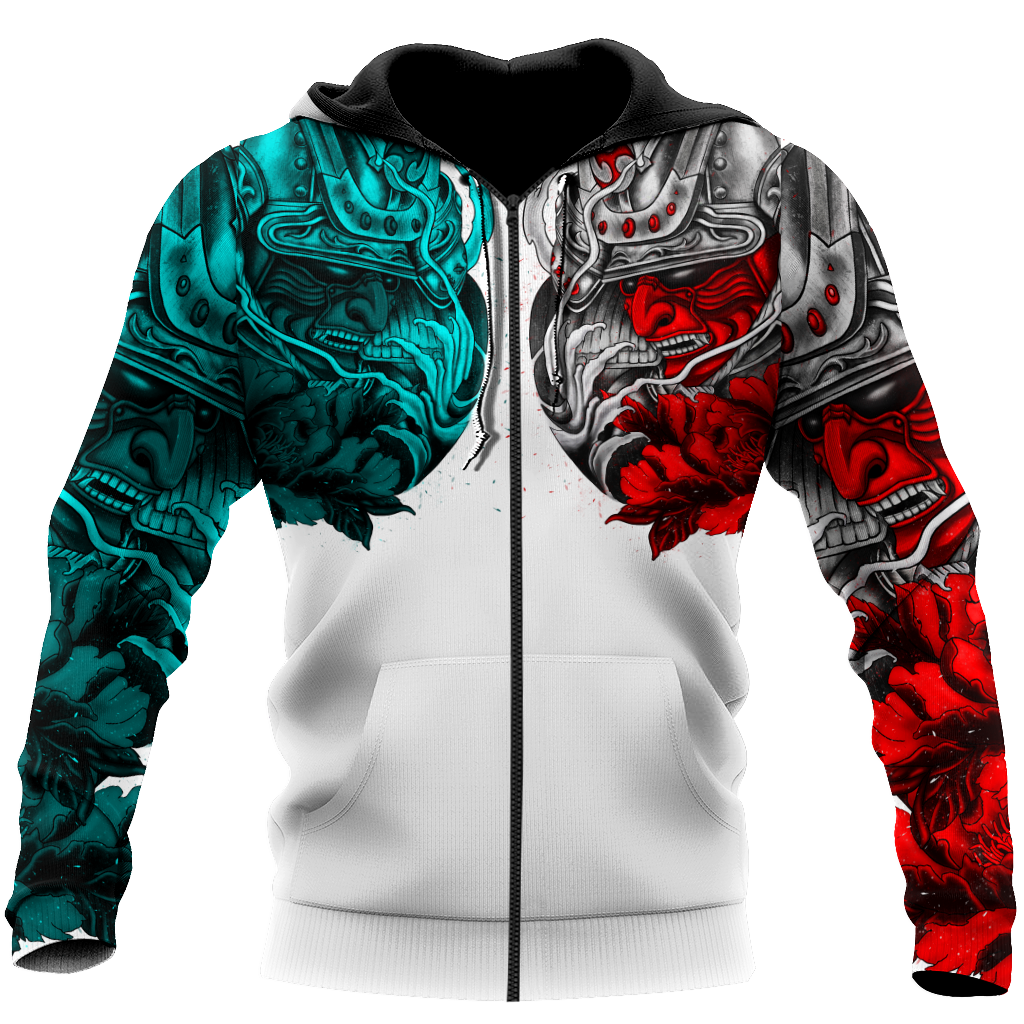 Premium 3D Printed Samurai Tattoo Shirts MEI