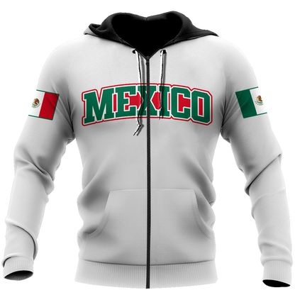 Persionalized name Mexico 3D All Over Printed Unisex Hoodie MH03052101