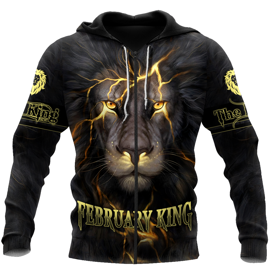 February Lion 3D All Over Printed Unisex Shirts