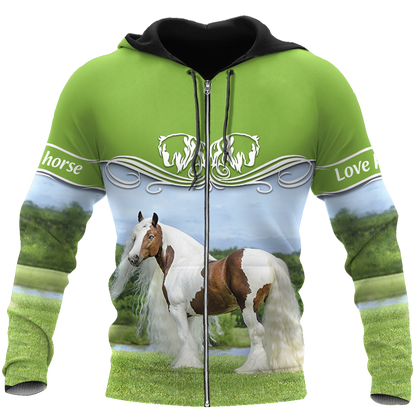 Premium Love Horse 3D All Over Printed Unisex Shirts VP06032102