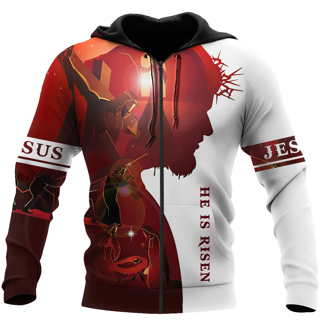 Premium Christian Jesus Easter 3D All Over Printed Unisex Shirts