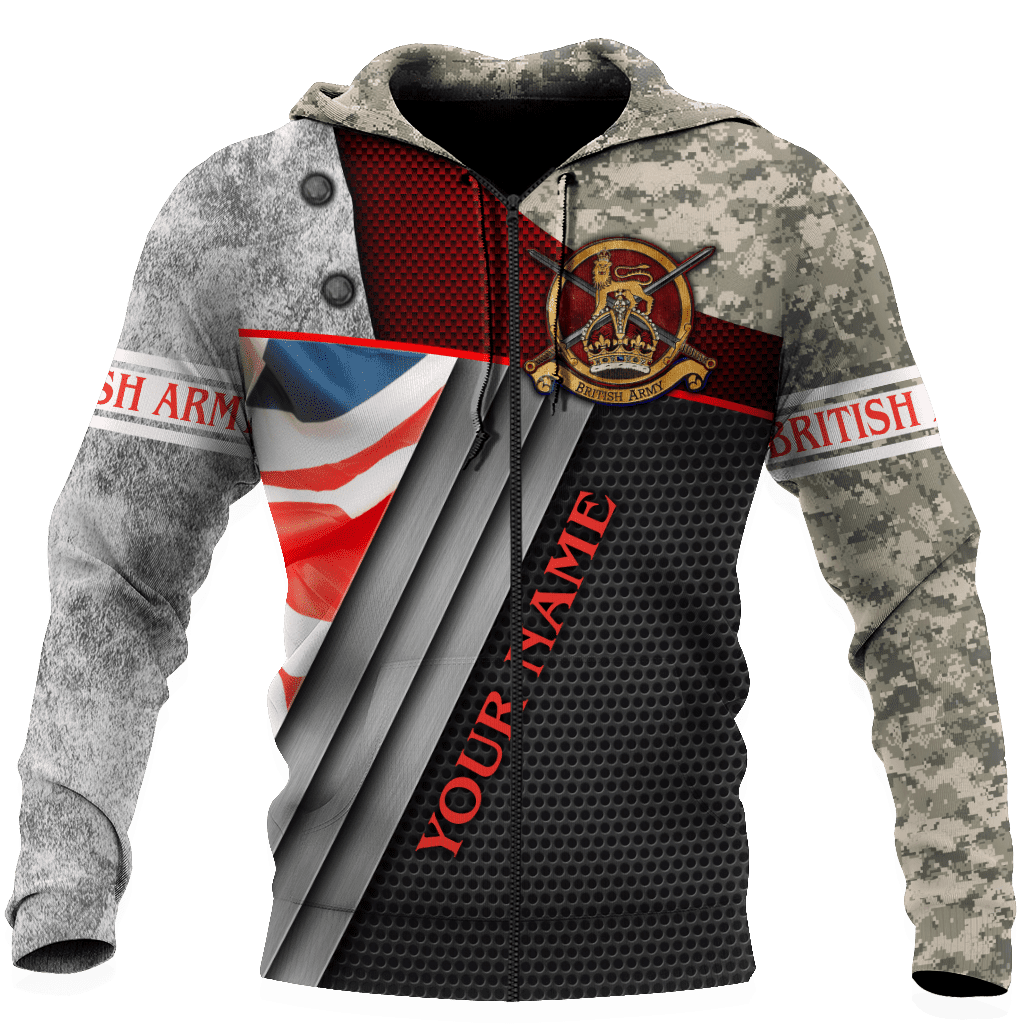 British Army 3D All Over Printed Unisex Shirts