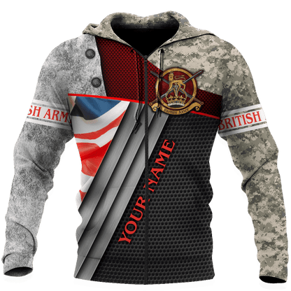 British Army 3D All Over Printed Unisex Shirts