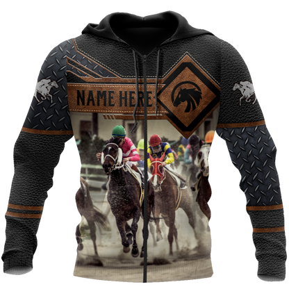 Personalized Name Horse Racing 3D All Over Printed Unisex Shirts Ver 2