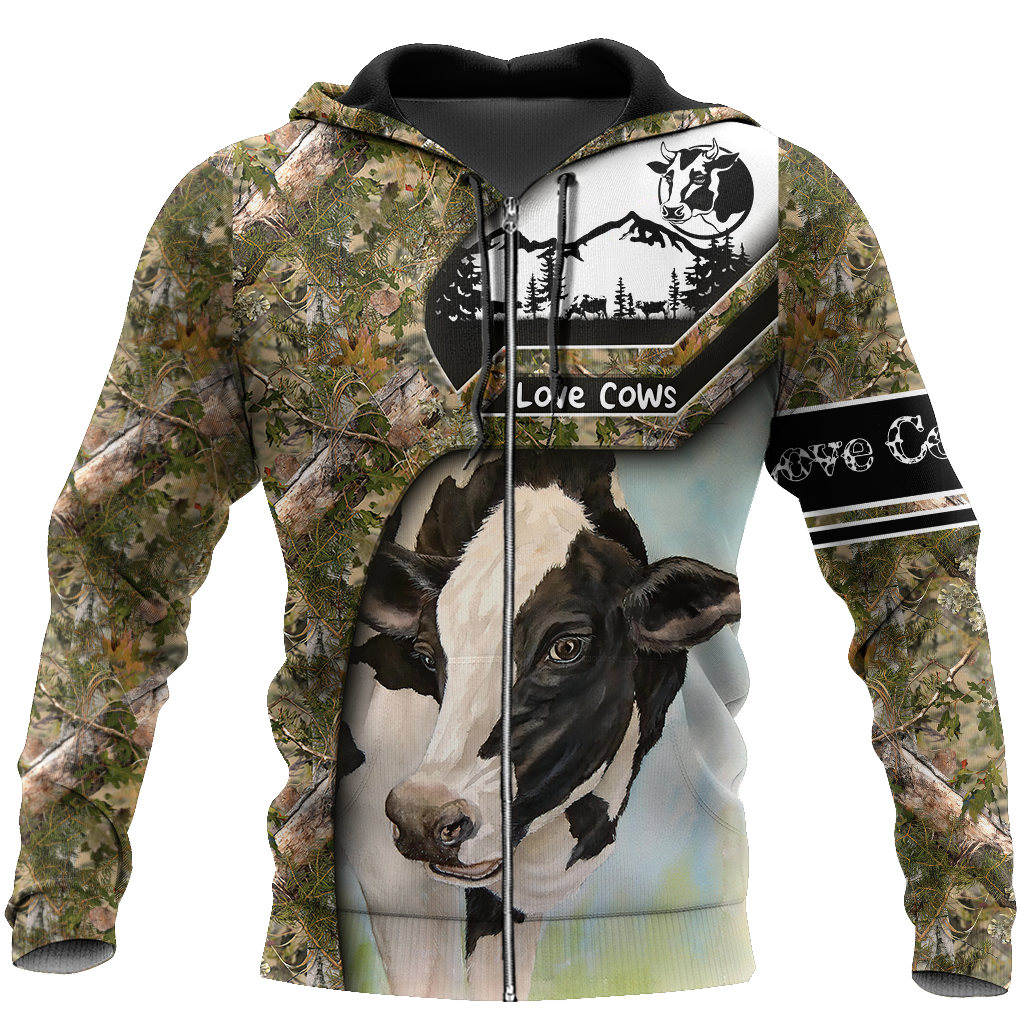 Cow 3d hoodie shirt for men and women DD11172002