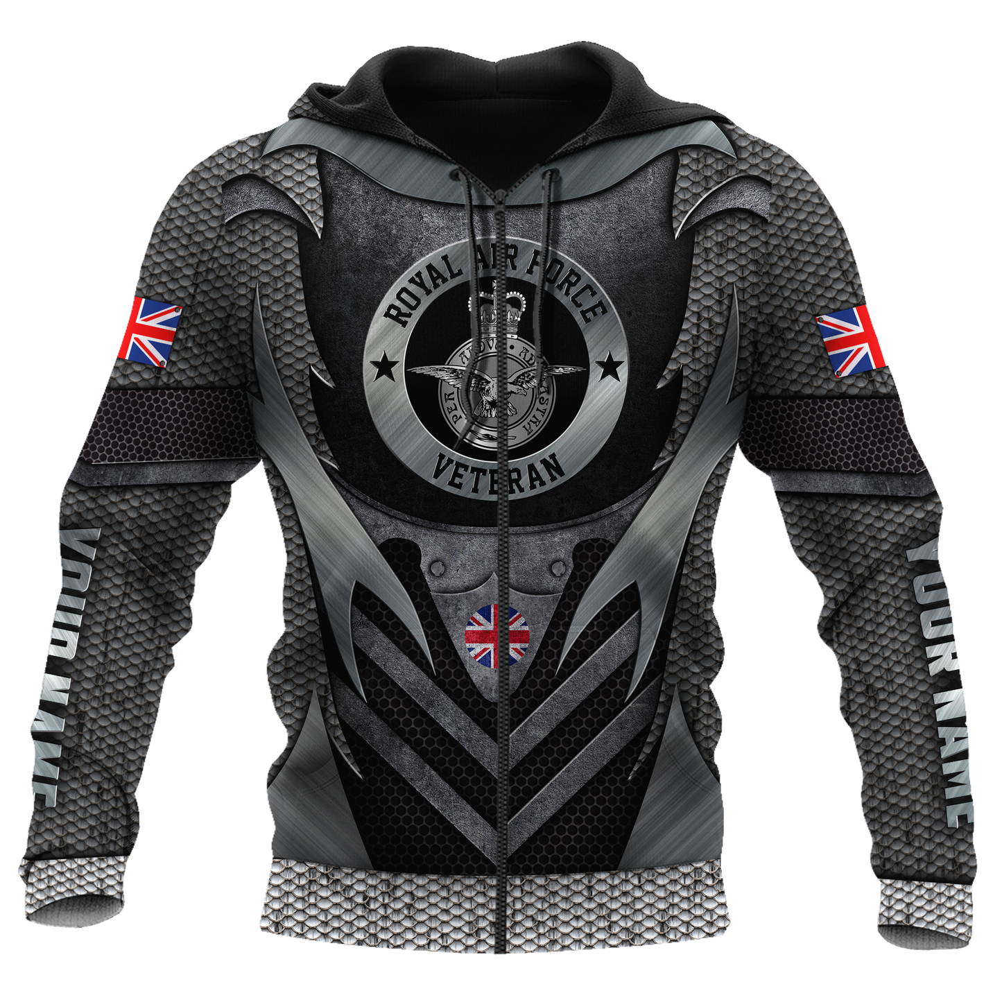 Custom Name XT Royal Air Force Army 3D Printed Shirts Pi13042106